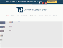 Tablet Screenshot of childrensdentalcentersf.com
